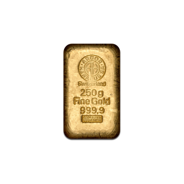 Zlatý slitek Argor Heraeus 250g