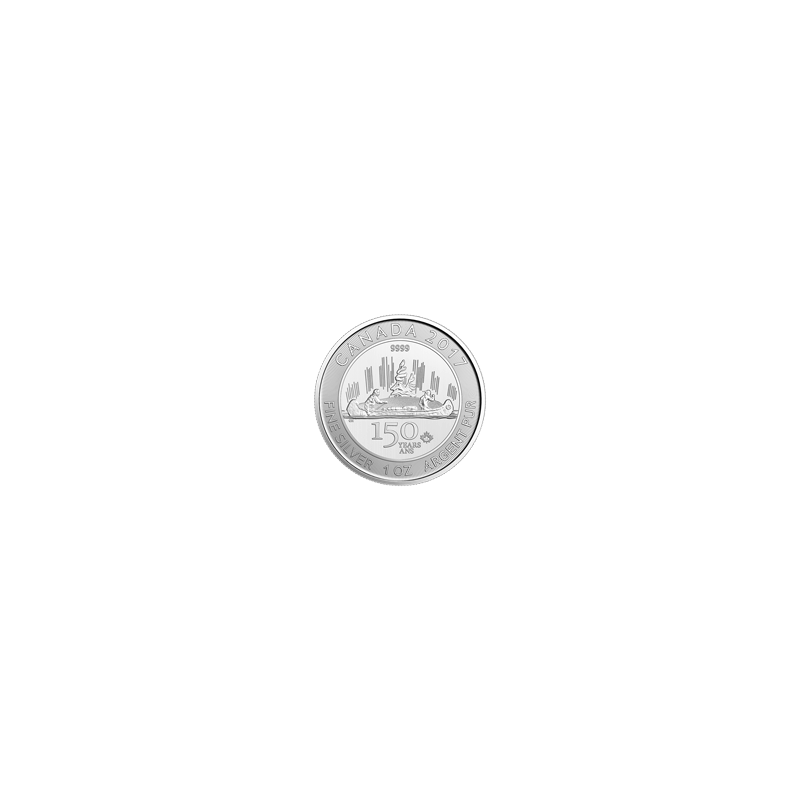 Stříbrná investiční mince 150 let Kanady