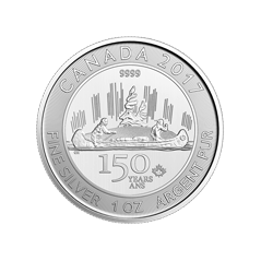 Stříbrná investiční mince 150 let Kanady