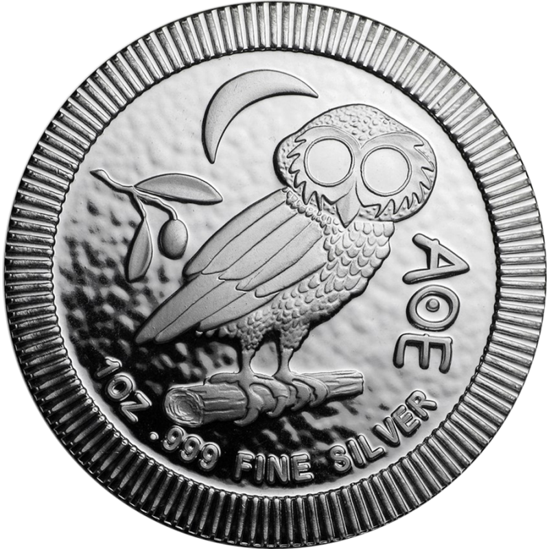 Strieborná investičná minca Athena's Owl 1 Oz