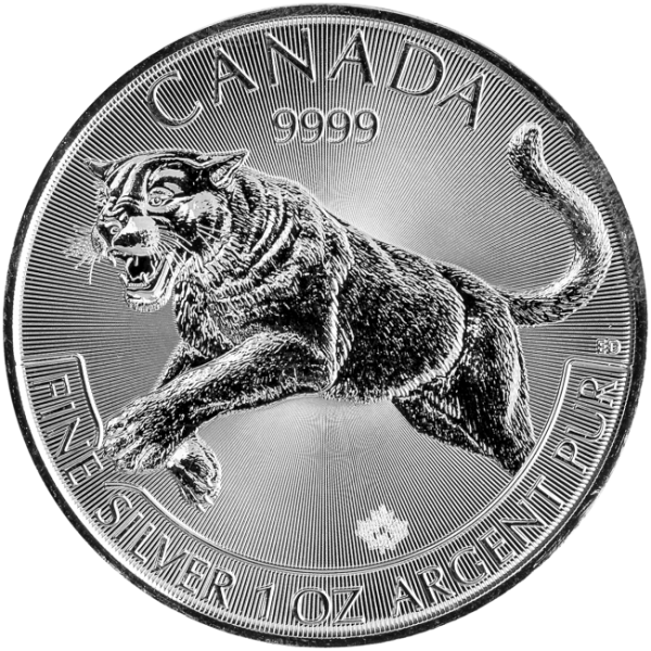 Strieborná minca Puma 1 Oz 2016